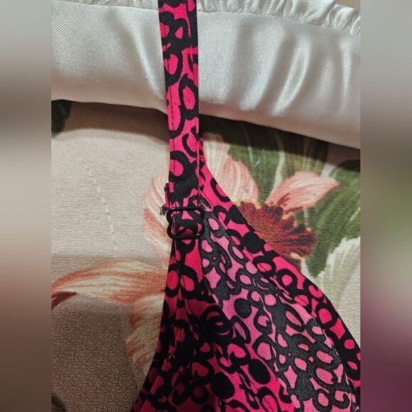 #242 Apt 9-  Pink n Black Circle Design Camisole Size: 3X - Picture 5 of 6